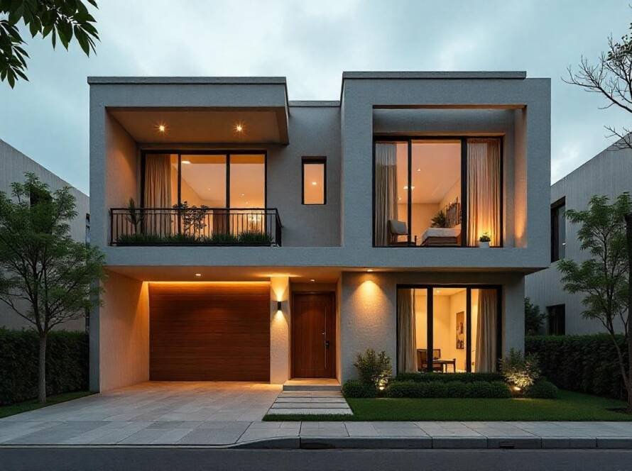 Simfy Homes site inspection during home construction in Hyderabad